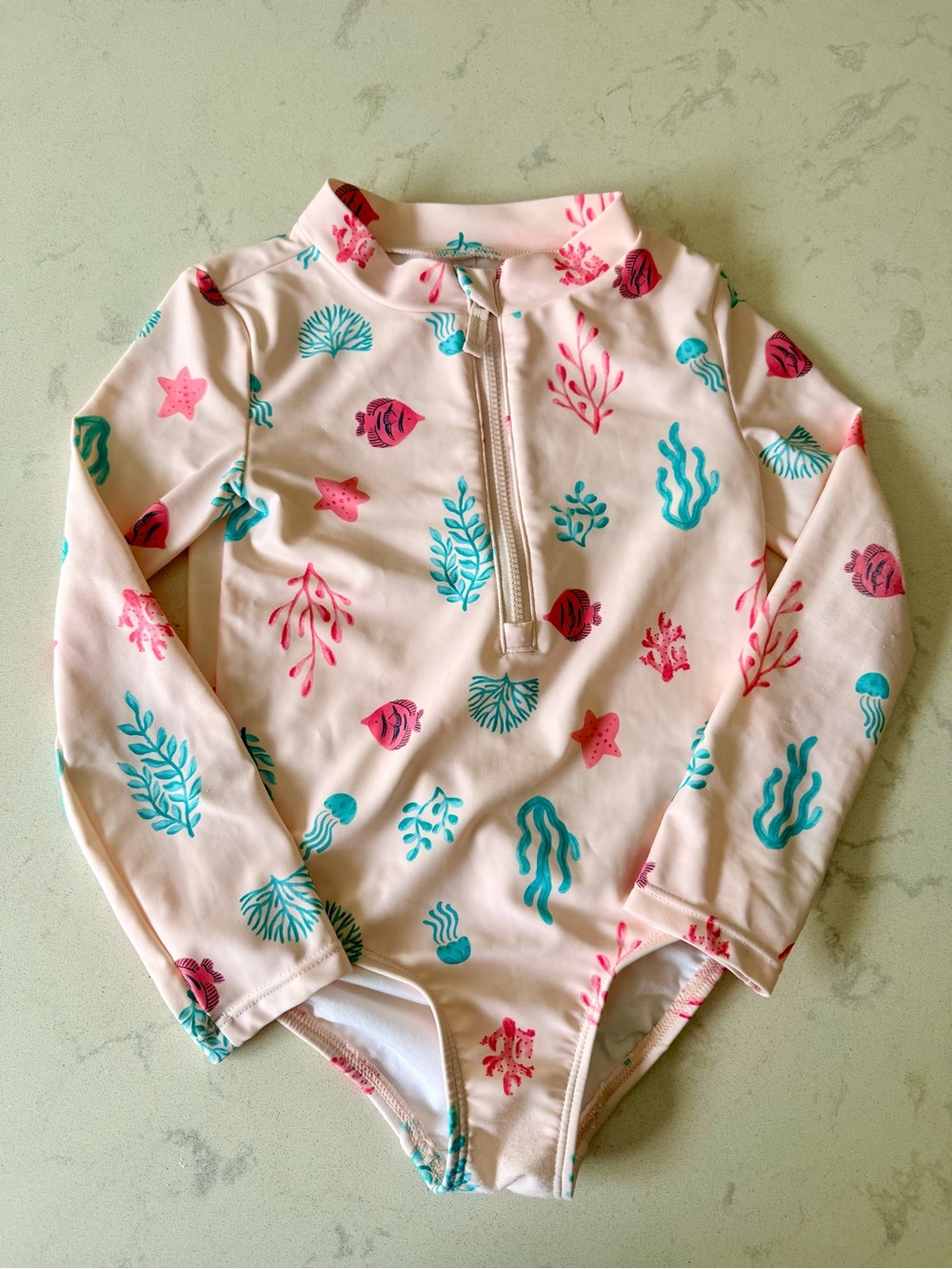 Carter’s Under the Sea Long-sleeve Rashguard Swimsuit